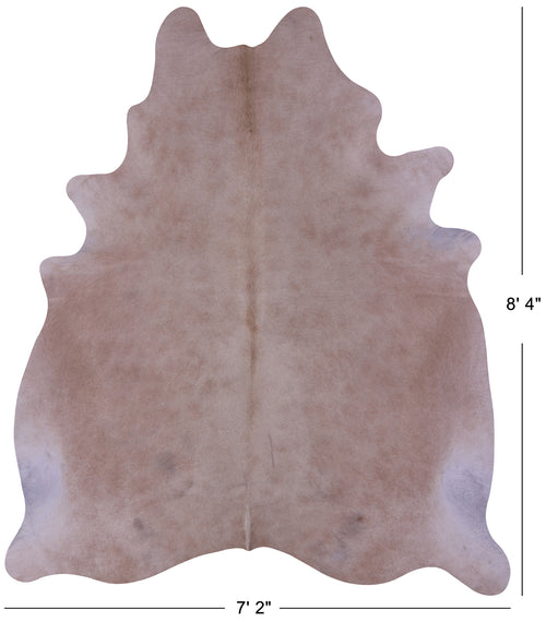 Beige Natural Cowhide Rug - XX-Large 8' 4