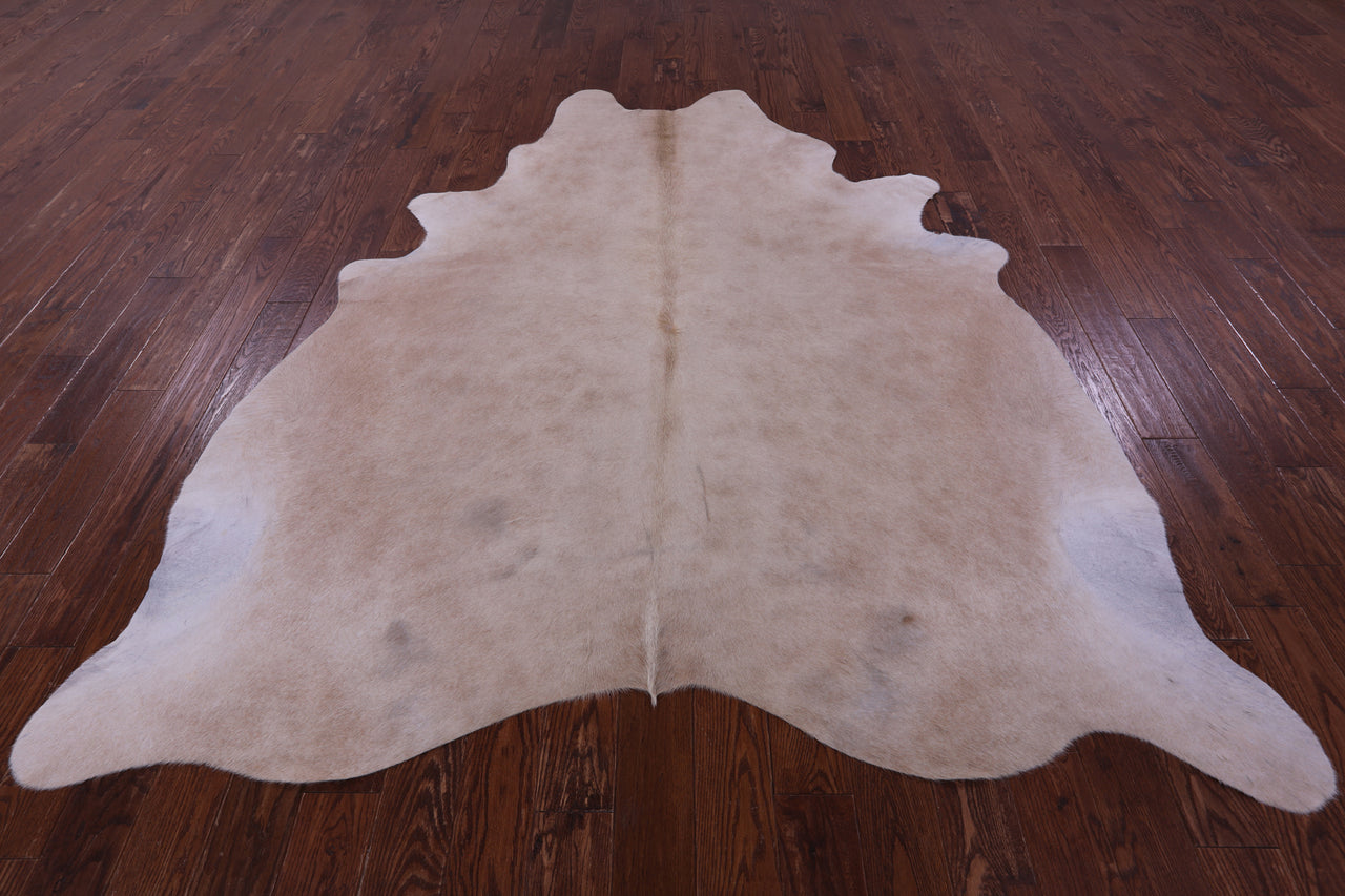 Beige Natural Cowhide Rug - XX-Large 8' 4"H x 7' 2"W