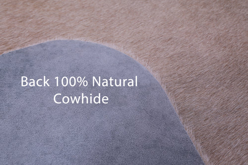 Beige Natural Cowhide Rug - XX-Large 8' 4