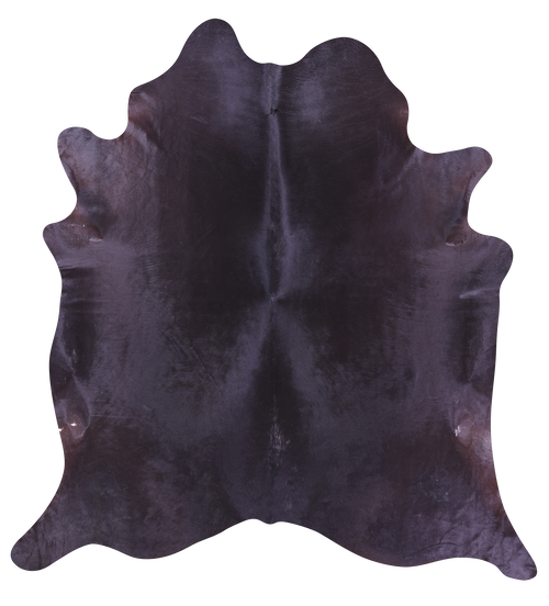 Black Natural Cowhide Rug - XX-Large 7' 8