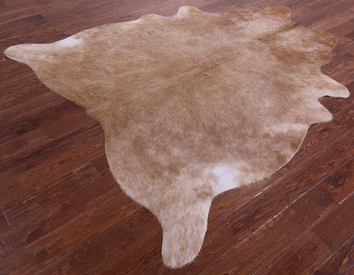 Light Brown Natural Cowhide Rug - X-Large 7' 0