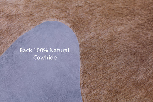 Light Brown Natural Cowhide Rug - X-Large 7' 0