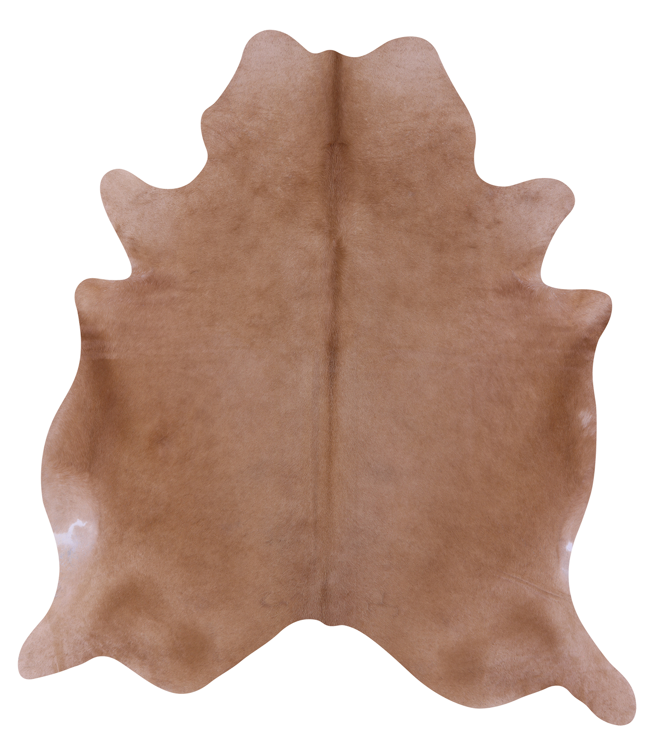 Light Brown Natural Cowhide Rug - XX-Large 7' 10"H x 7' 0"W