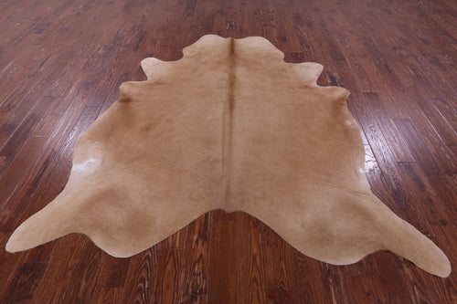 Light Brown Natural Cowhide Rug - XX-Large 7' 10