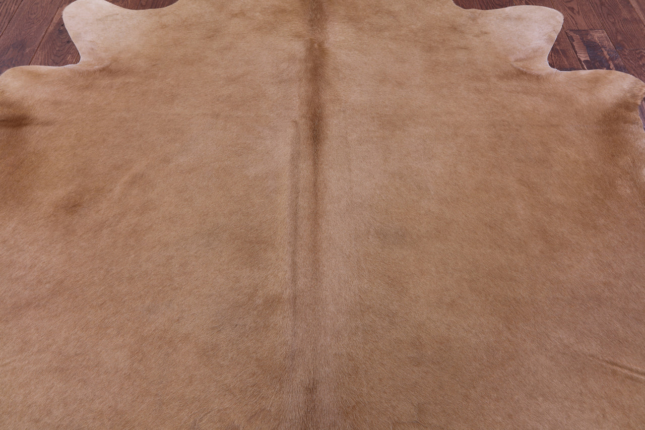 Light Brown Natural Cowhide Rug - XX-Large 7' 10"H x 7' 0"W