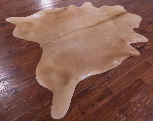 Light Brown Natural Cowhide Rug - XX-Large 7' 10