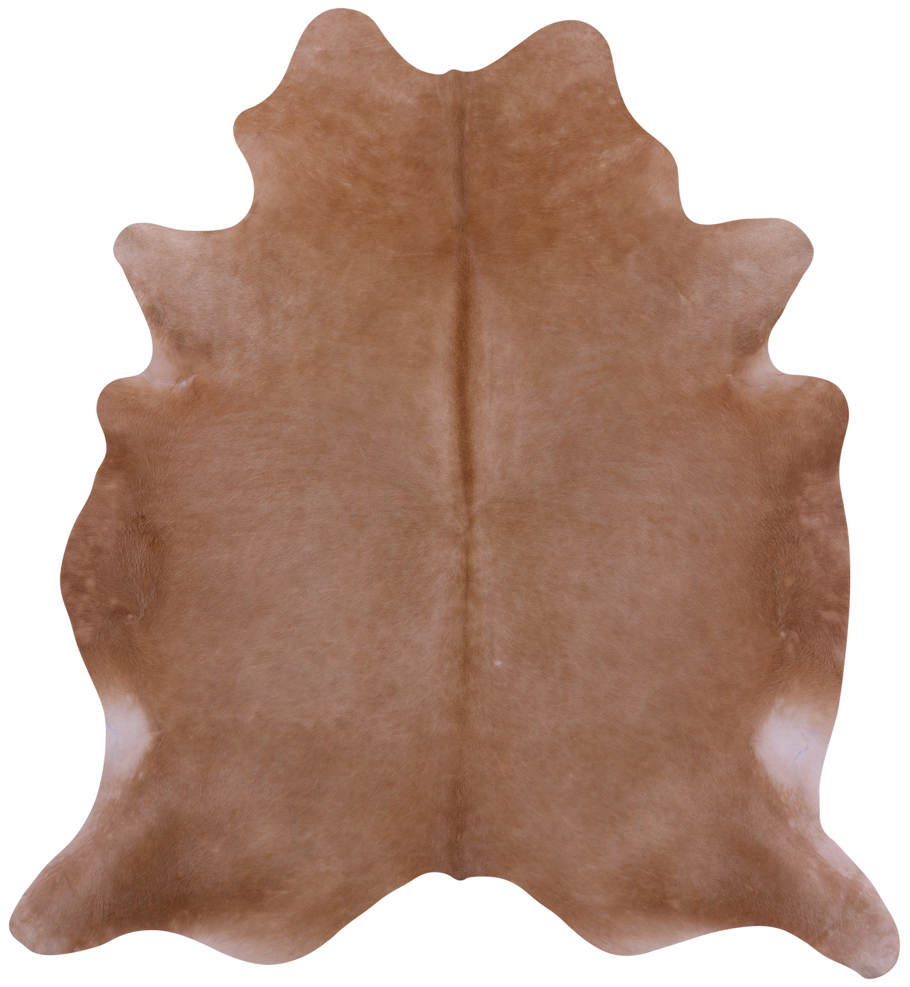 Light Brown Natural Cowhide Rug - XX-Large 8' 0"H x 7' 2"W