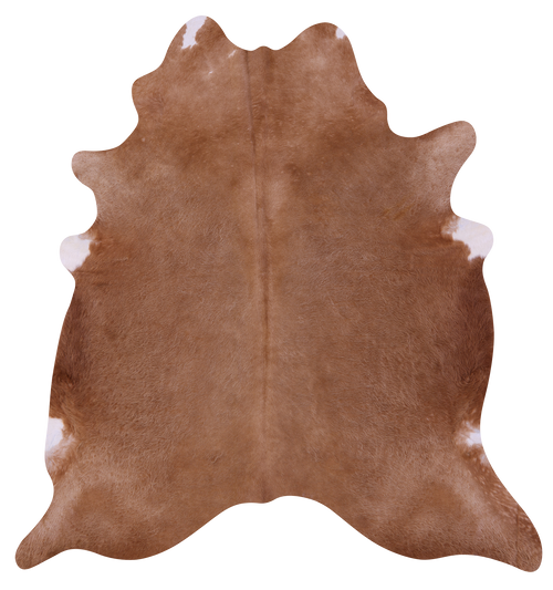 Light Brown Natural Cowhide Rug - XX-Large 7' 8