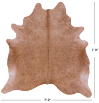 Thumbnail for Light Brown Natural Cowhide Rug - XX-Large 7' 9