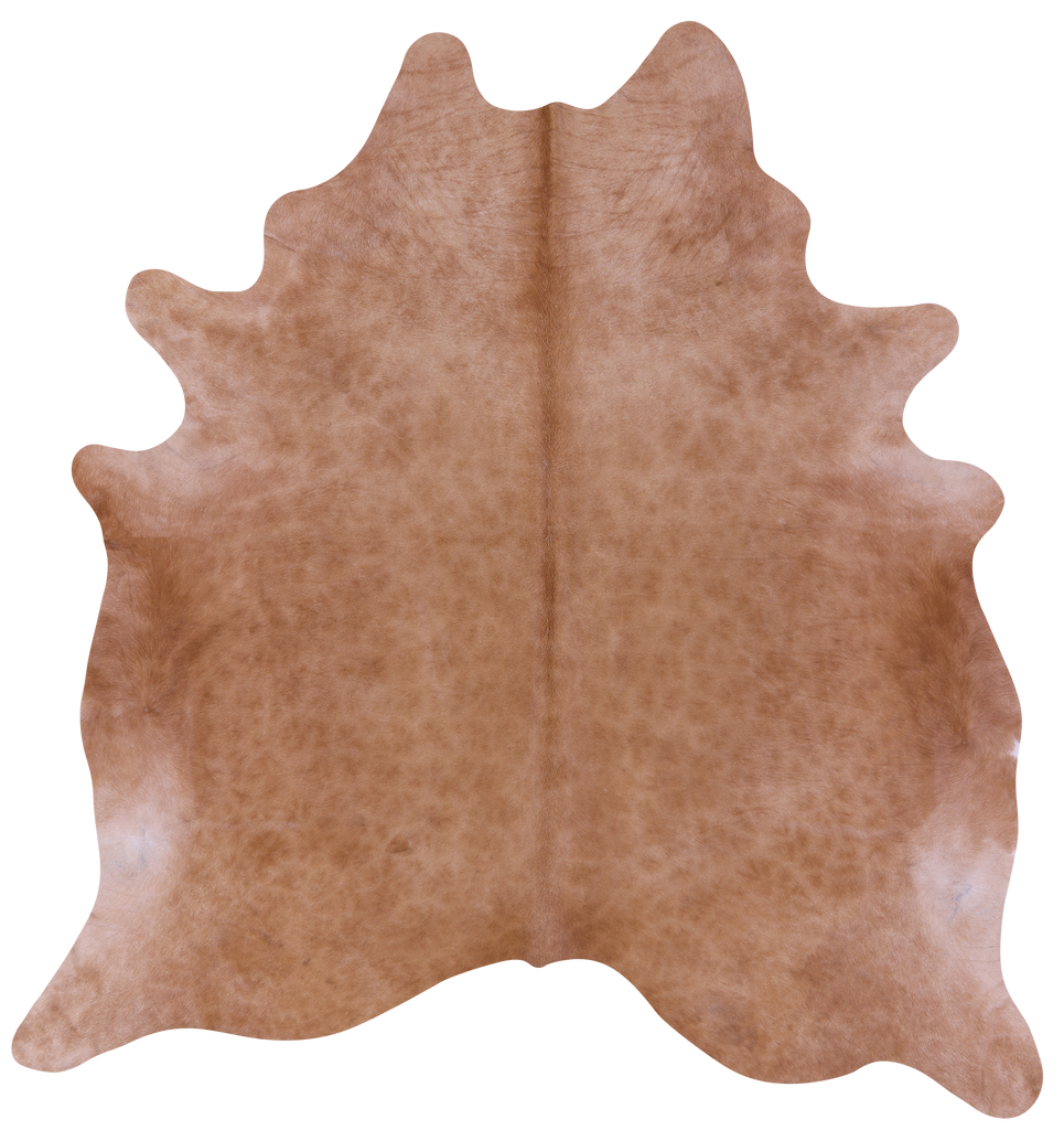 Light Brown Natural Cowhide Rug - XX-Large 7' 9"H x 7' 2"W