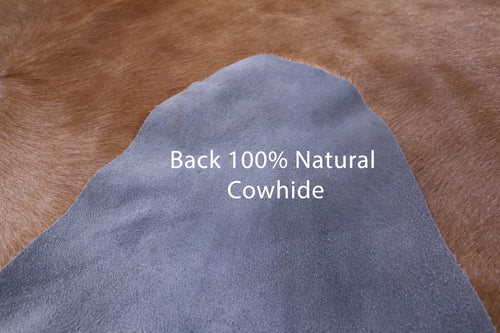 Light Brown Natural Cowhide Rug - XX-Large 7' 9