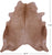 Light Brown Natural Cowhide Rug - X-Large 7' 3"H x 6' 7"W