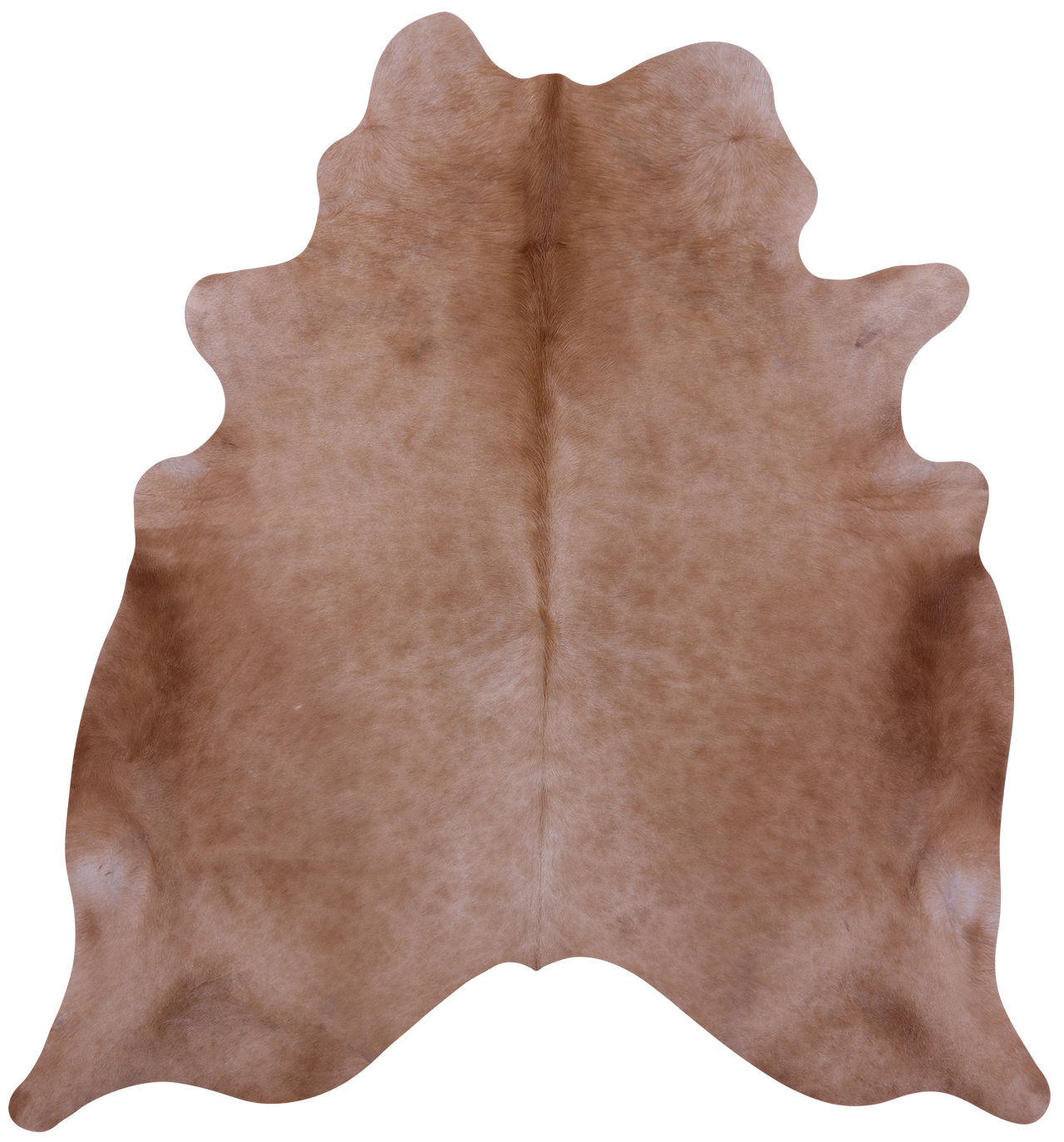 Light Brown Natural Cowhide Rug - X-Large 7' 3"H x 6' 7"W
