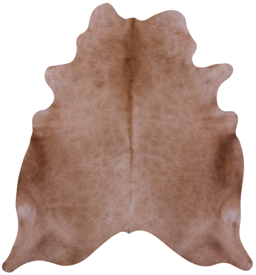 Light Brown Natural Cowhide Rug - X-Large 7' 3