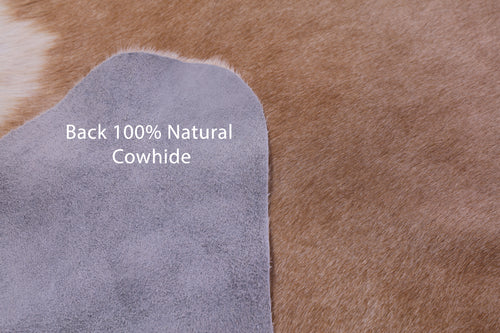 Light Brown Natural Cowhide Rug - XX-Large 8' 0