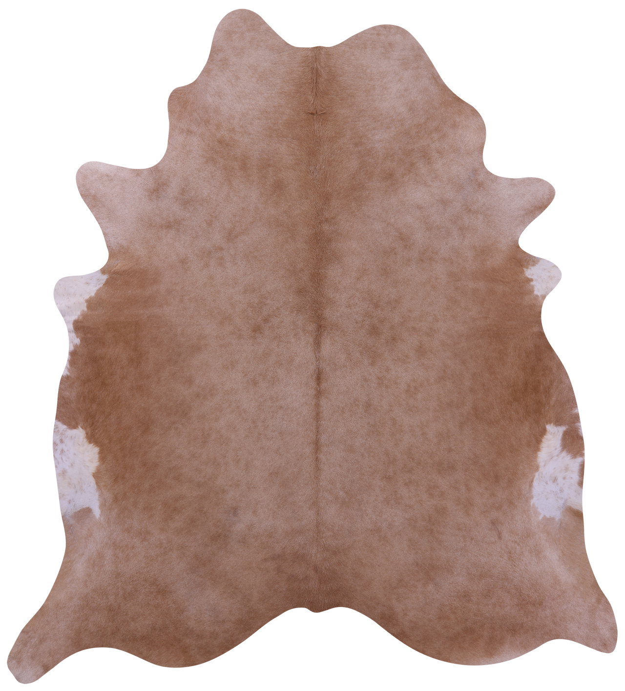 Light Brown Natural Cowhide Rug - XX-Large 8' 0"H x 7' 1"W