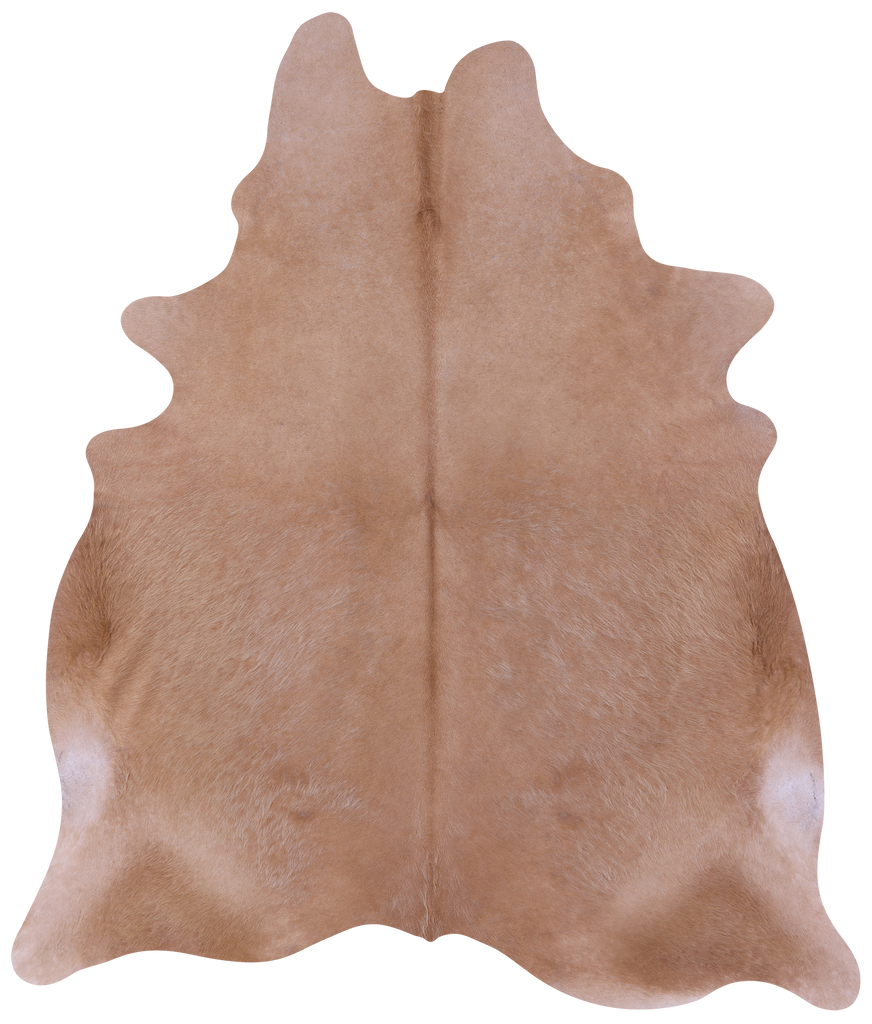 Light Brown Natural Cowhide Rug - XX-Large 7' 9"H x 6' 6"W