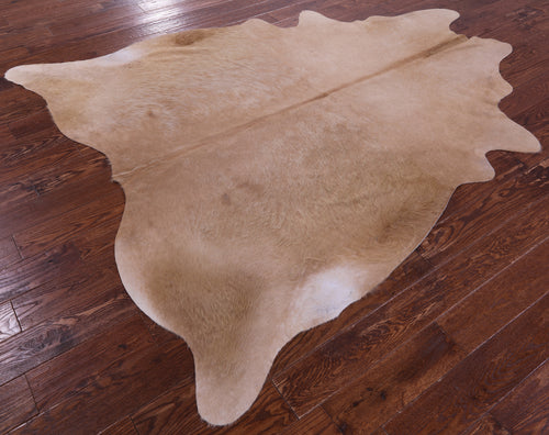 Light Brown Natural Cowhide Rug - XX-Large 7' 9