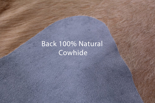 Light Brown Natural Cowhide Rug - XX-Large 7' 9