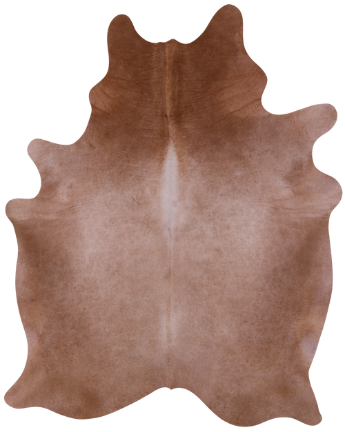Light Brown Natural Cowhide Rug - X-Large 7' 6