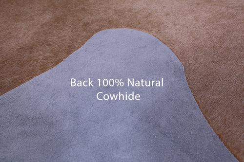 Light Brown Natural Cowhide Rug - X-Large 7' 6