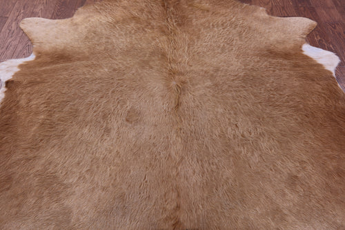 Light Brown Natural Cowhide Rug - Large 6' 10