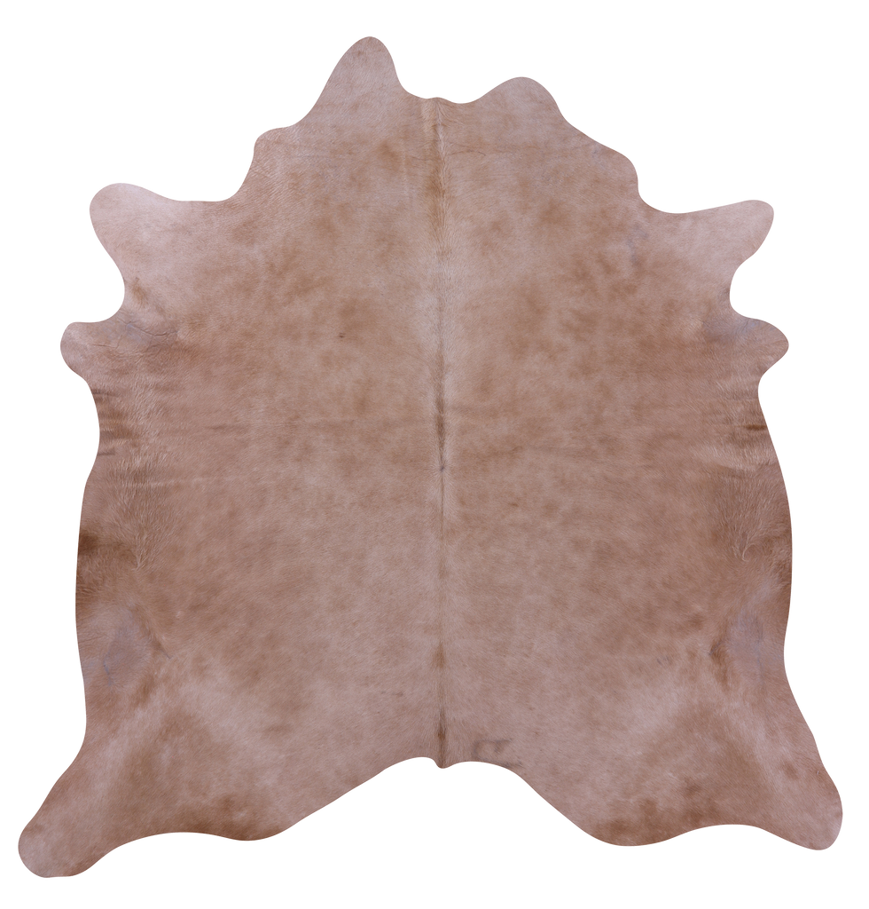 Beige Natural Cowhide Rug - Large 6' 8"H x 6' 6"W