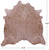 Beige Natural Cowhide Rug - Large 6' 8"H x 6' 6"W