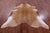 Light Brown Natural Cowhide Rug - X-Large 7' 5"H x 6' 9"W