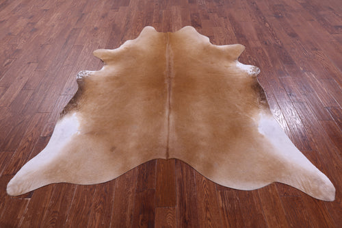 Light Brown Natural Cowhide Rug - X-Large 7' 5