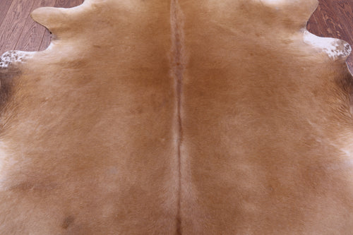 Light Brown Natural Cowhide Rug - X-Large 7' 5