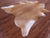 Light Brown Natural Cowhide Rug - X-Large 7' 5"H x 6' 9"W
