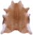 Light Brown Natural Cowhide Rug - X-Large 7' 5"H x 6' 9"W