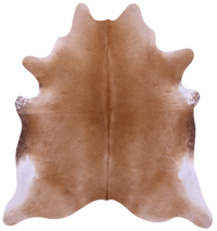 Thumbnail for Light Brown Natural Cowhide Rug - X-Large 7' 5