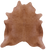 Brown Natural Cowhide Rug - X-Large 7' 3"H x 6' 8"W