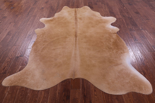 Light Brown Natural Cowhide Rug - XX-Large 8' 1