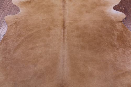 Light Brown Natural Cowhide Rug - XX-Large 8' 1