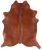 Brown Natural Cowhide Rug - X-Large 7' 3"H x 6' 0"W