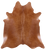 Brown Natural Cowhide Rug - XX-Large 7' 10"H x 7' 1"W