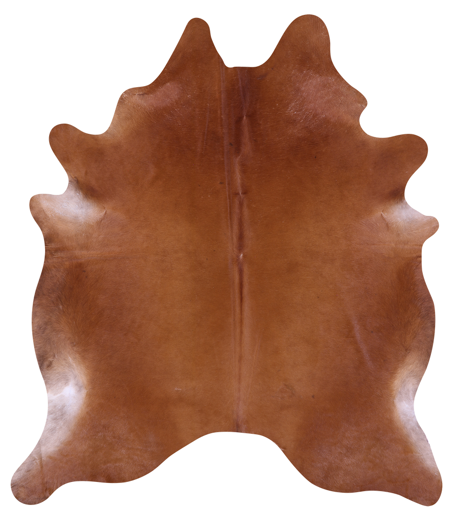 Brown Natural Cowhide Rug - XX-Large 8' 2"H x 7' 0"W