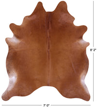 Thumbnail for Brown Natural Cowhide Rug - XX-Large 8' 2