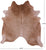 Light Brown Natural Cowhide Rug - X-Large 7' 0"H x 6' 5"W