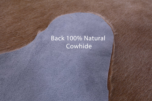 Light Brown Natural Cowhide Rug - X-Large 7' 0