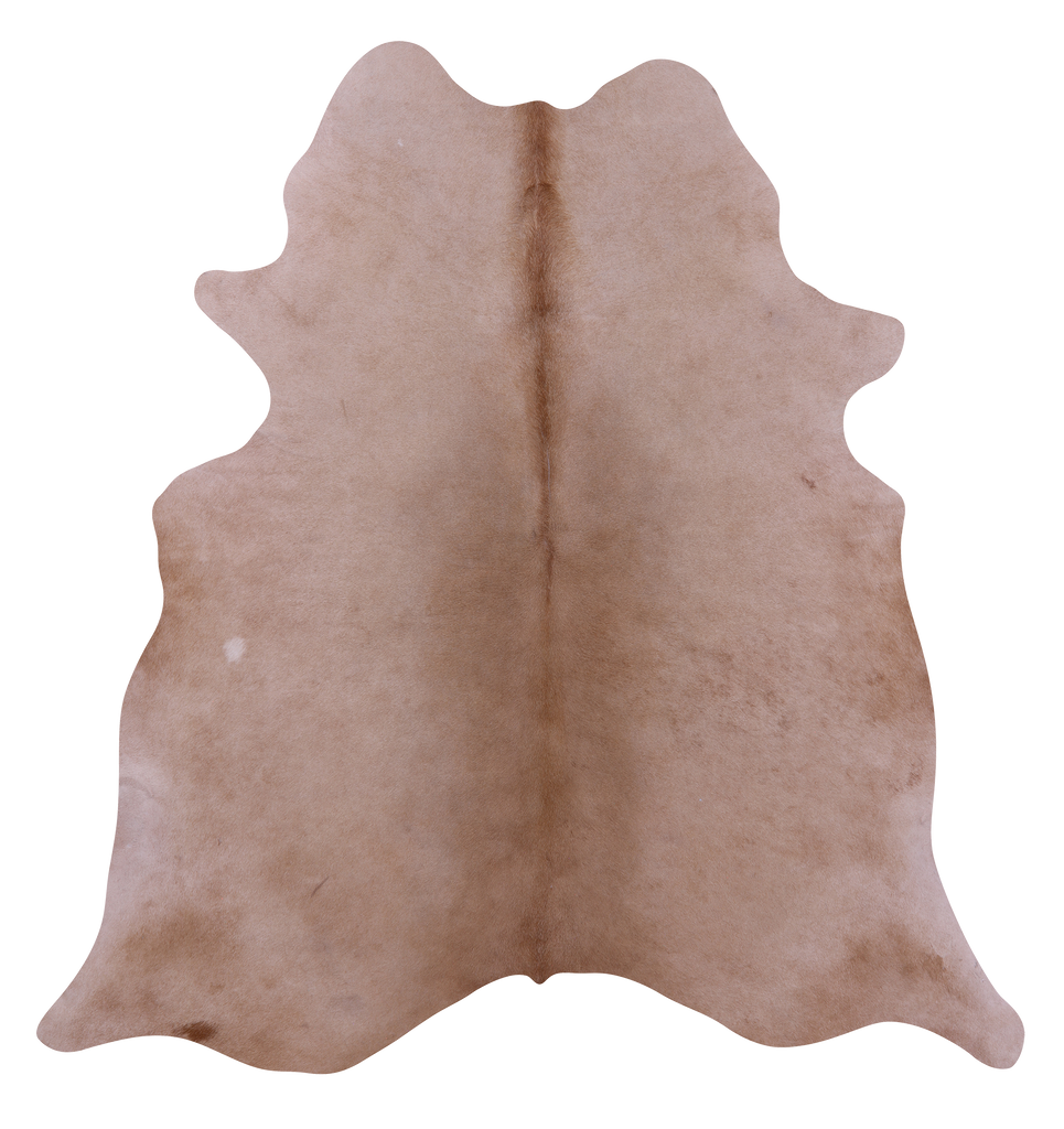 Beige Natural Cowhide Rug - Large 6' 10"H x 6' 6"W