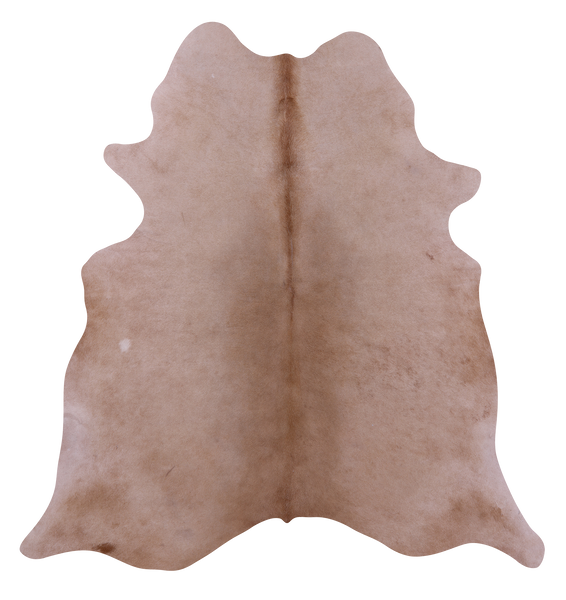 Beige Natural Cowhide Rug - Large 6' 10"H x 6' 6"W