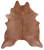 Brown Natural Cowhide Rug - XX-Large 8' 0"H x 6' 10"W