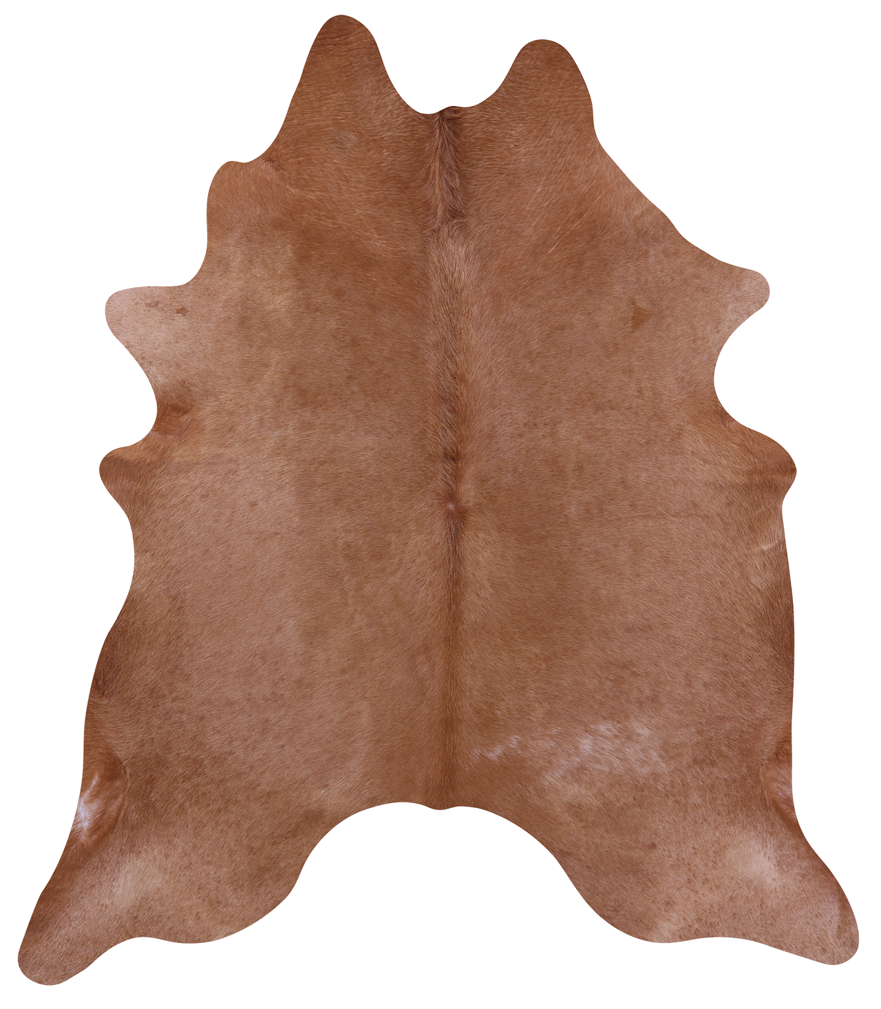 Brown Natural Cowhide Rug - XX-Large 8' 0"H x 6' 10"W