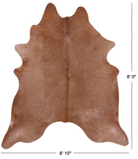 Thumbnail for Brown Natural Cowhide Rug - XX-Large 8' 0