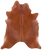 Brown Natural Cowhide Rug - XX-Large 8' 0"H x 6' 6"W