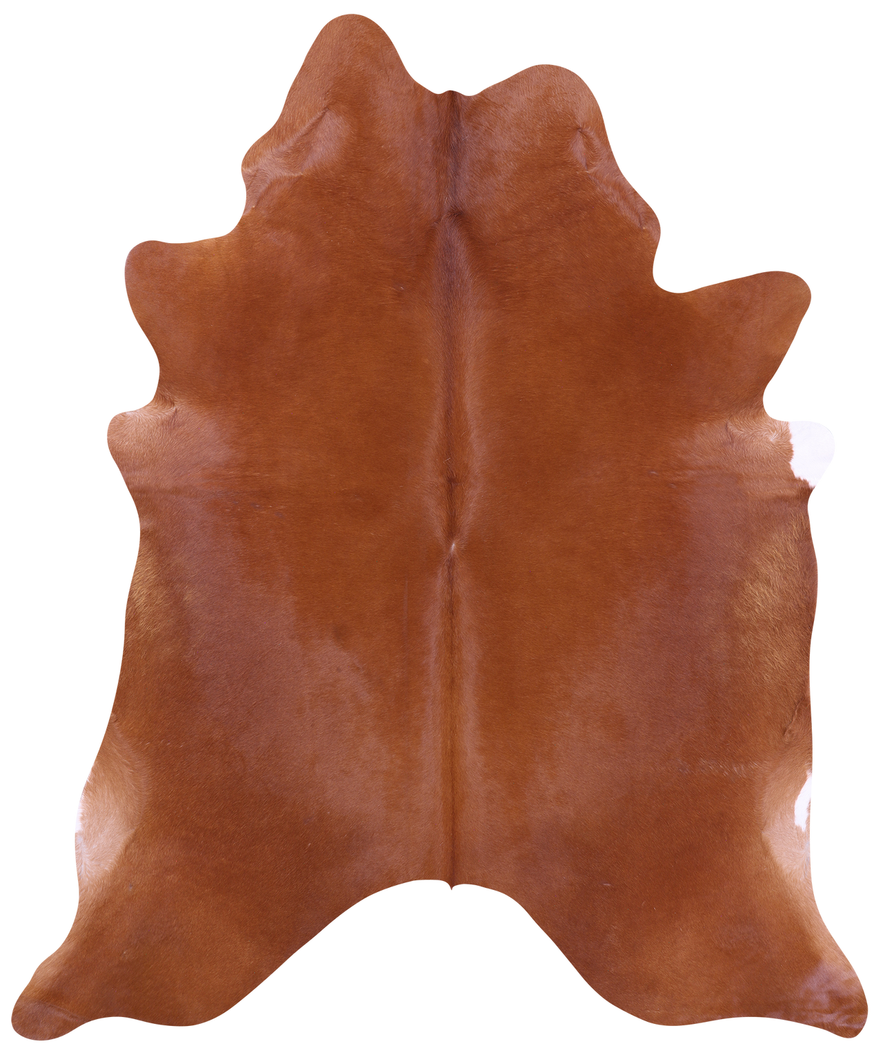 Brown Natural Cowhide Rug - XX-Large 8' 0"H x 6' 6"W